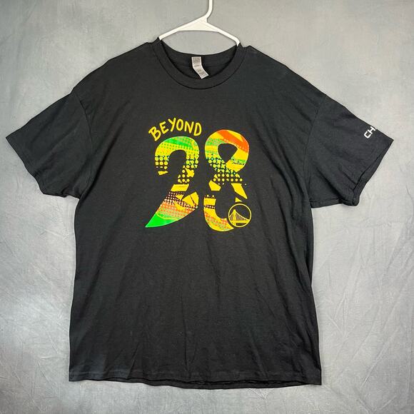 Golden State Warriors Black History Month Shirt XL Beyond 28 Promotional DD-15 - Picture 6 of 8